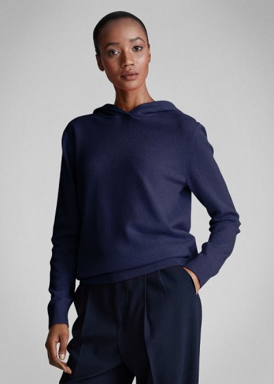 Women's Ralph Lauren Cashmere Hoodies | 718032GDN